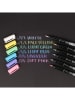 Tombow Fasermaler "Fudenosuke - Pastel for black paper" - 6 Stück
