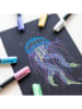 Tombow Fasermaler "Fudenosuke - Pastel for black paper" - 6 Stück