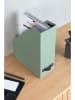 BigsoBox Staande documentenverzamelaar "Estelle" groen - (B)24,5 x (H)32 x (D)11,5 cm