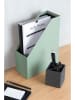 BigsoBox Staande documentenverzamelaar "Estelle" groen - (B)24,5 x (H)32 x (D)11,5 cm