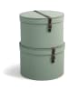 BigsoBox 2-delige set: ronde boxen "Rut" groen
