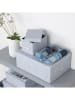 BigsoBox Sorteerbox "Katrin" lichtgrijs - (B)34,5 x (H)18,5 x (D)45 cm