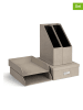 BigsoBox 5-delige set: documentorganizer beige