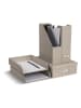 BigsoBox 5-delige set: documentorganizer beige