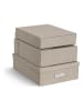 BigsoBox 5-delige set: documentorganizer beige