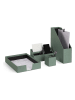 BigsoBox 4-delige set: bureau-organizers "Hugo" groen