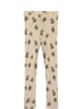Lil Atelier Wełniane legginsy "Nimo" w kolorze beżowym