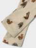 Lil Atelier Wełniane legginsy "Nimo" w kolorze beżowym