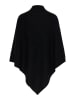 Pieces Poncho "Fortuna" zwart
