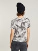 G-Star Shirt in Weiß/ Anthrazit
