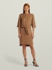 G-Star Kleid in Hellbraun