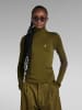 G-Star Wollrollkragenpullover in Khaki