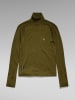 G-Star Wollrollkragenpullover in Khaki