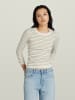 G-Star Wollpullover in Creme/ Khaki