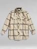 G-Star Hemdjacke in Beige/ Schwarz