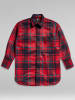 G-Star Blouse rood/zwart