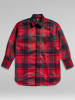 G-Star Blouse rood/zwart