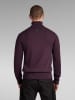 G-Star Wollen colltrui auberginekleurig