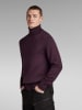 G-Star Wollen colltrui auberginekleurig