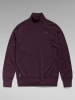 G-Star Wollen colltrui auberginekleurig