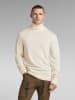 G-Star Wollrollkragenpullover in Creme
