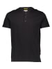 Camel Active Koszulka "Henley" w kolorze czarnym