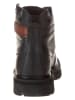 CAT Leder-Boots "Rework" in Schwarz