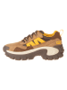 CAT Leder-Sneakers "Intruder Beta" in Hellbraun/ Gelb
