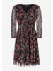 More & More Kleid in Schwarz/ Pink