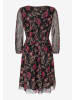 More & More Kleid in Schwarz/ Pink