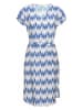 &Co Woman Kleid "Aline" in Weiß/ Blau
