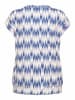 &Co Woman Shirt "Lieke" in Blau/ Weiß