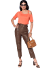 Heine Leren broek bruin