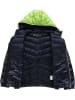 Alpine Pro Doorgestikte jas "Roga" donkerblauw/groen