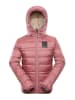 Alpine Pro Omkeerbare doorgestikte jas "Eromo" lichtroze/beige