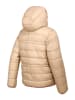 Alpine Pro Omkeerbare doorgestikte jas "Eromo" lichtroze/beige