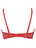 After Eden Biustonosz bandeau "Anna" w kolorze czerwonym