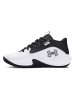 Under Armour Basketballschuhe "Lockdown 7" in Weiß/ Schwarz