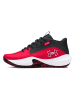 Under Armour Buty "Lockdown 7" w kolorze czarno-czerwonym do koszykówki
