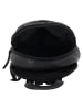 HIDE & STITCHES Leder-Rucksack "Paint Rock" in Schwarz - (B)20 x (H)26 x (T)9 cm