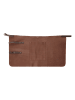 HIDE & STITCHES Leder-Grillschürze in Hellbraun
