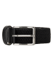 HIDE & STITCHES Leren riem "Santa Fe" zwart