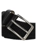 HIDE & STITCHES Leren riem "Santa Fe" zwart