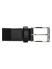 HIDE & STITCHES Leren riem "Santa Fe" zwart