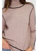 William de Faye Rollkragenpullover in Taupe
