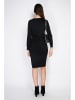 William de Faye Kleid in Schwarz