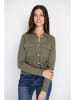 William de Faye Cardigan in Khaki