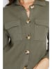William de Faye Cardigan in Khaki