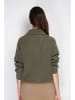 William de Faye Cardigan in Khaki