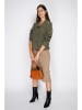 William de Faye Cardigan in Khaki